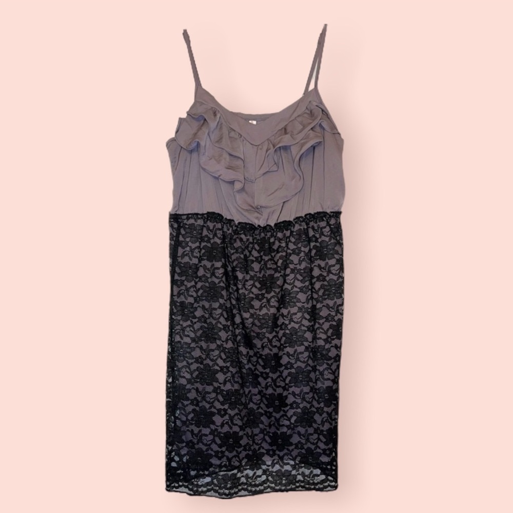 Xhilaration Lace Skirt Cami Dress